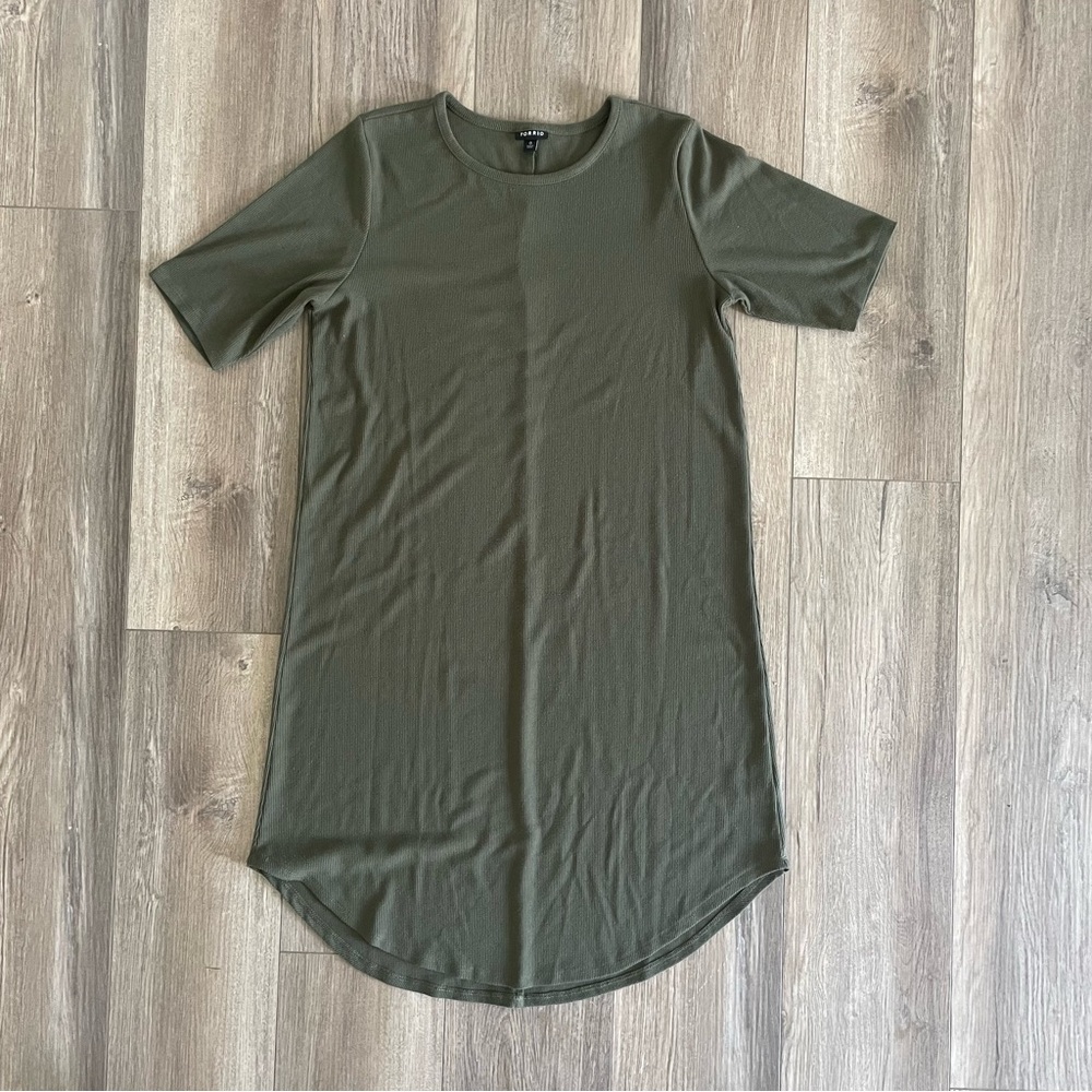 Torrid Rib Knit Tshirt Dress